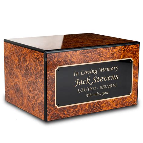 metal box urn|urn boxes for burial.